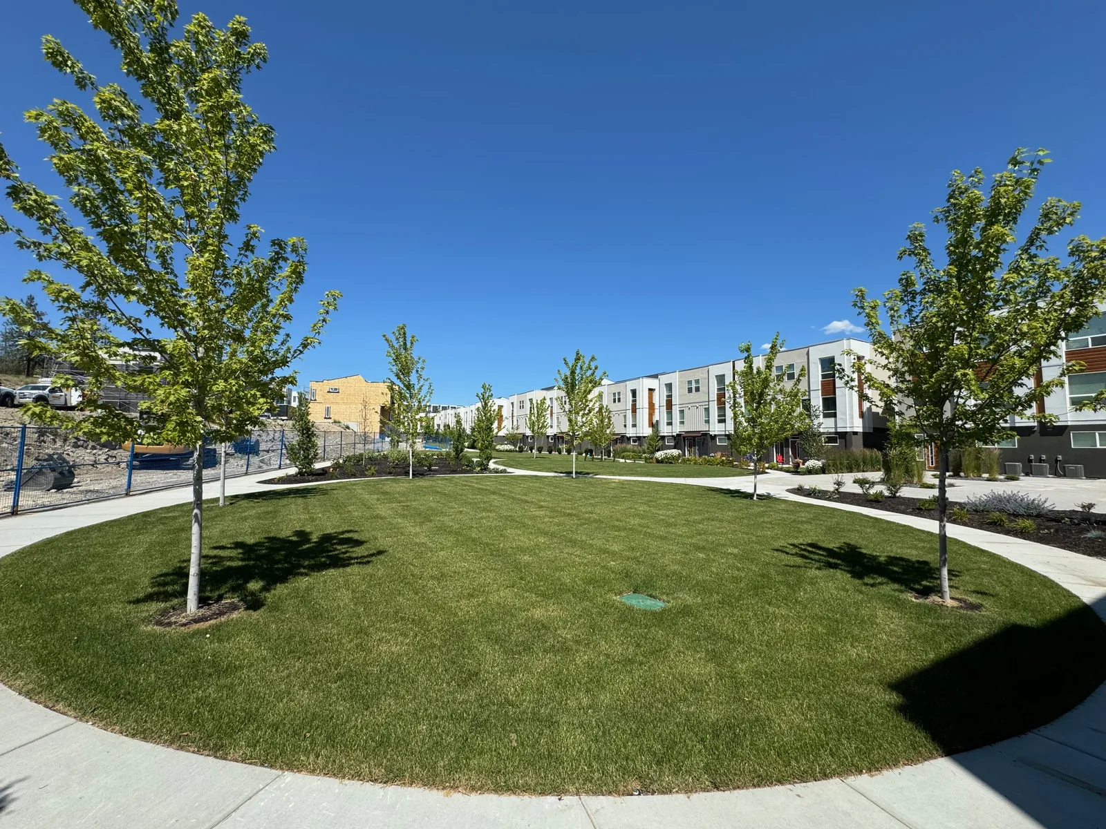 “The Park” open green space within the Academy Ridge masterplan