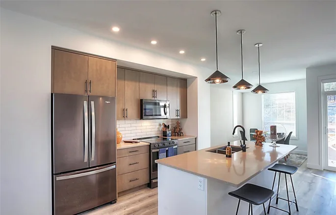 Kitchen in the Delta show home